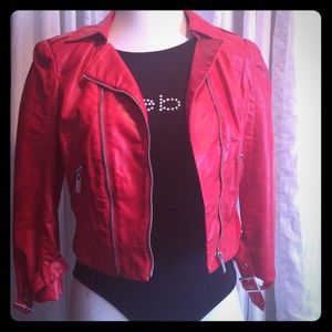Bebe leather jacket