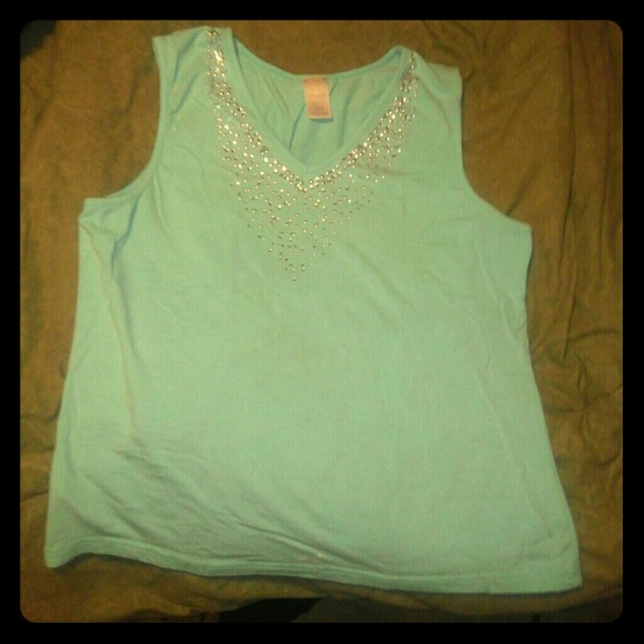 Light Blue Tank.