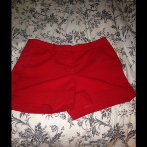 Red shorts