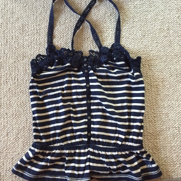 Abercrombie crisscross tank top