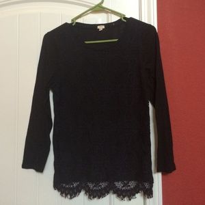 SOLD Jcrew black shirt
