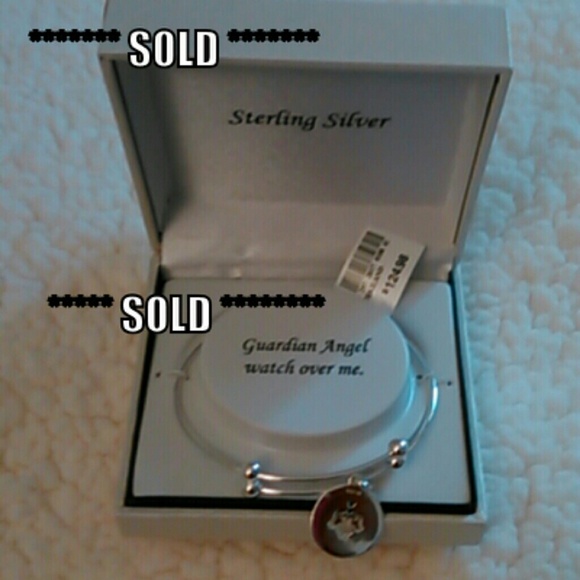 SOLD AT MER CAR !! Guardian Angel bangle bracelet