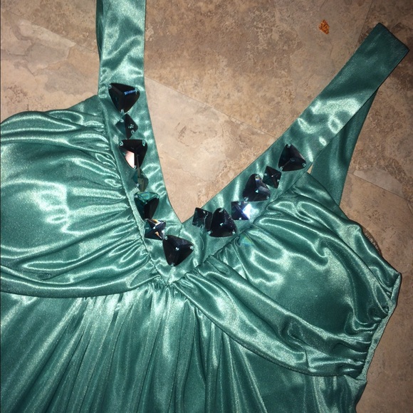 Turquoise dress