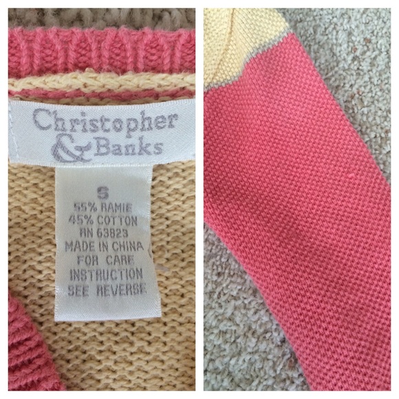 ❌SOLD❌Pastel Color Block Cardigan 🎉Host Pick X2 - Picture 3 of 4