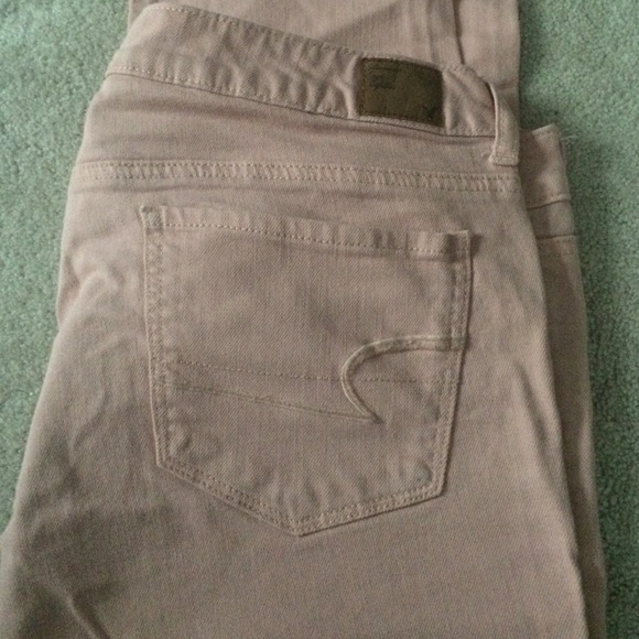 Light Pink Skinny Stretch Jeans - Picture 2 of 3