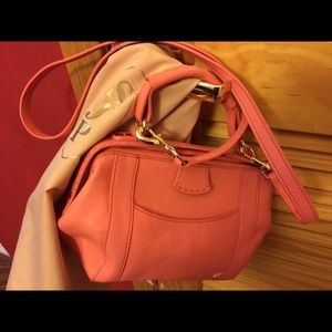 Sarah Jessica Parker  leather cross body bag