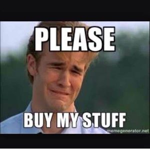 Buy my stuff please