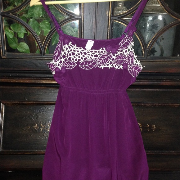 Silk chemise from Anthroplogy