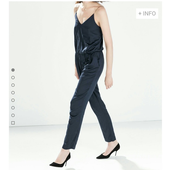 💥SALE💥ZARA Chain Strap Selena Gomez Jumpsuit - Picture 2 of 4