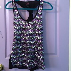 Beaded tank top