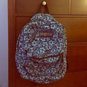 Floral print Jansport backpack!