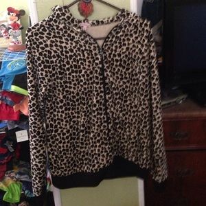 Juicy leopard print hoodie...