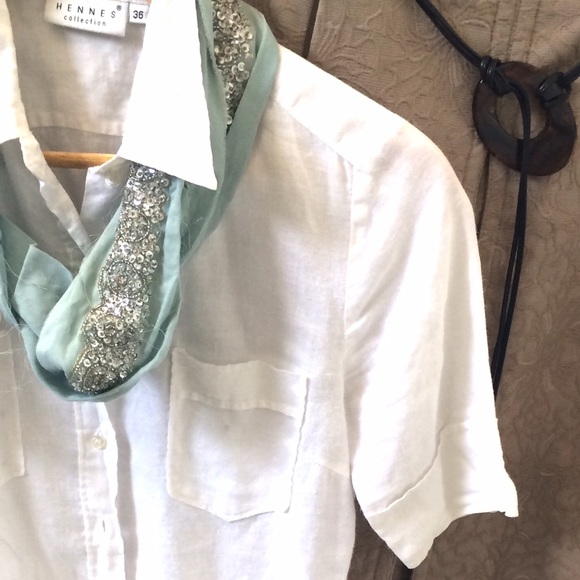 HENNES COLLECTION White button down shirt