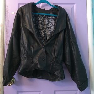 Real leather jacket