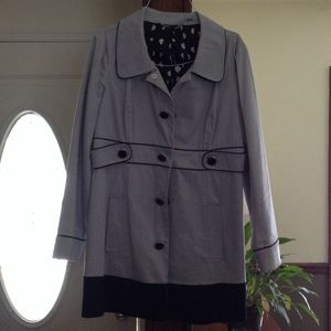 Grey and black peacoat/swimsuit XXL bundle
