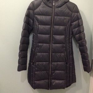 Grey puffer jacket - SAKS FIFTH AVENUE