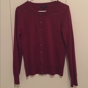 Oxblood cardigan
