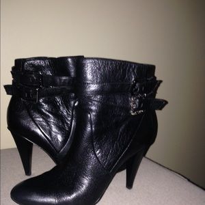 Calvin Klein leather ankle boots