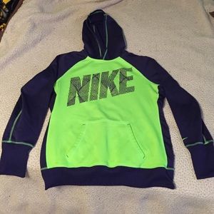 Nike neon green hoodie