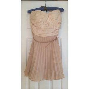 bebe Flare Puff Skirt Dress