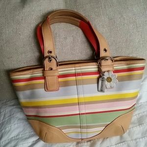 Authentic Coach Hampton Soho mini tote