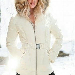 White Puffer Coat