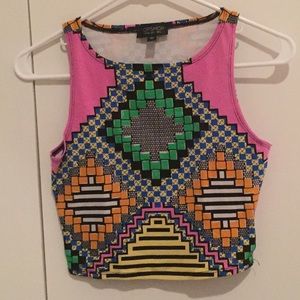 Graphic crop top