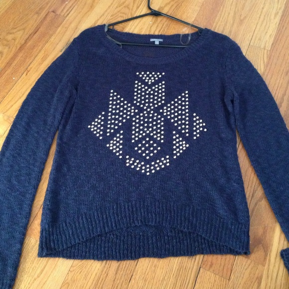 Cute navy blue sweater