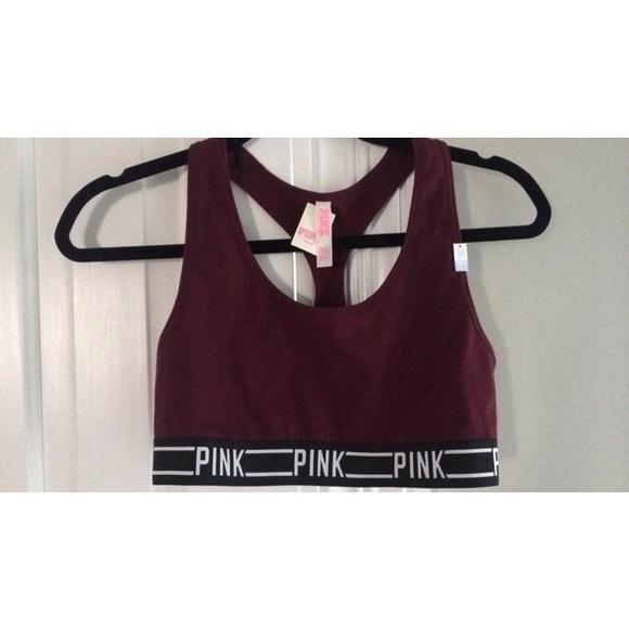 limited edition PINK fashion show sports bra