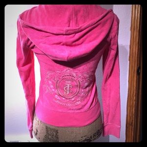 Pink juicy couture zip up💗