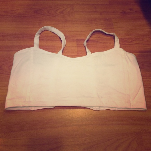 White bralette