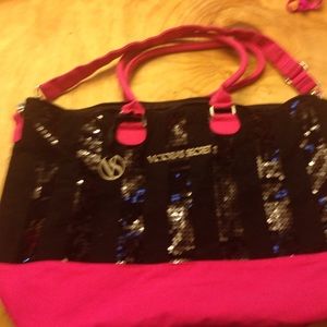 Victoria secret sequin tote