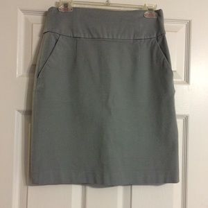 Banana Republic Grey Stretch Skirt