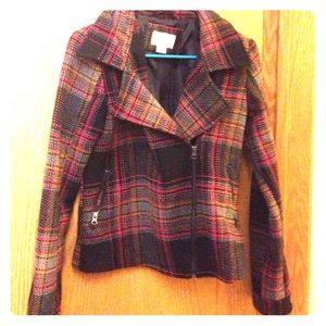 Fleece Plaid Winter Jacket