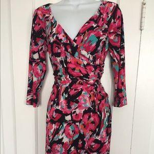 Beautiful Floral Evan Picone Dress Sz 8