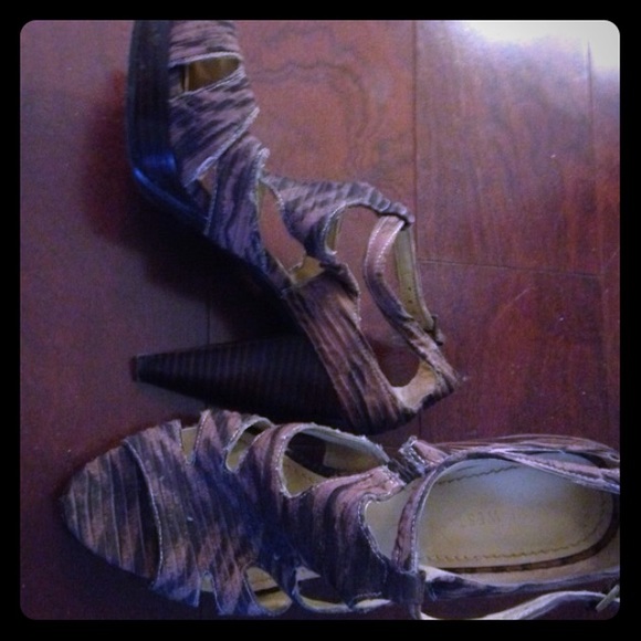 Leopard Print Nine West Heels