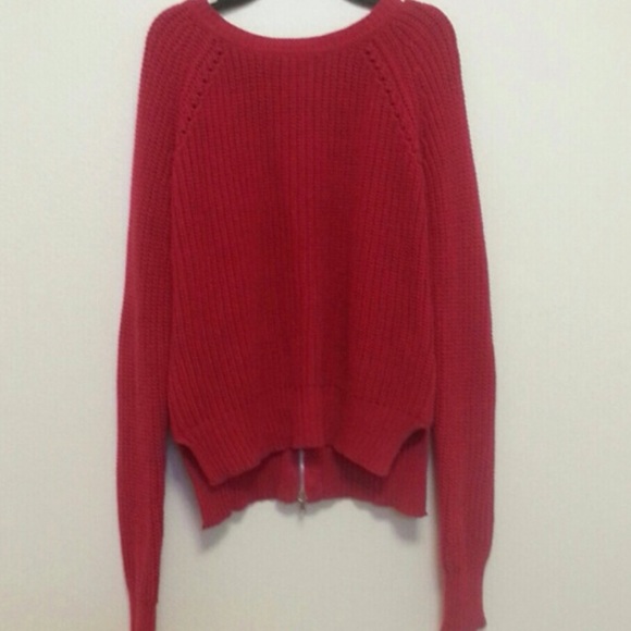 Red Knit Sweater