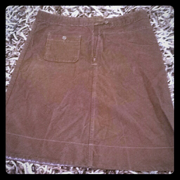 Zip up the front corduroy brown size 12 by the gap