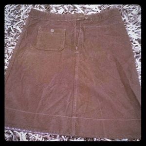 Zip up the front corduroy brown size 12 by the gap