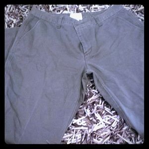 Brown gap hutton khakis size 12r