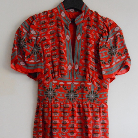 Tribal Printed Betsey Johnson Dress