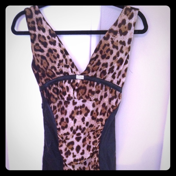 Cheetah print dress!