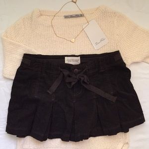 NWOT Abercrombie & Fitch corduroy skirt