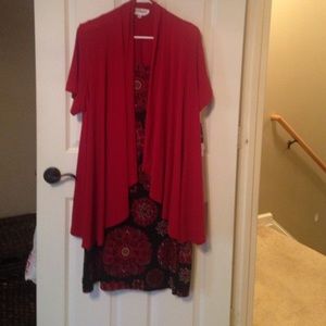 Two-piece dress with jacket