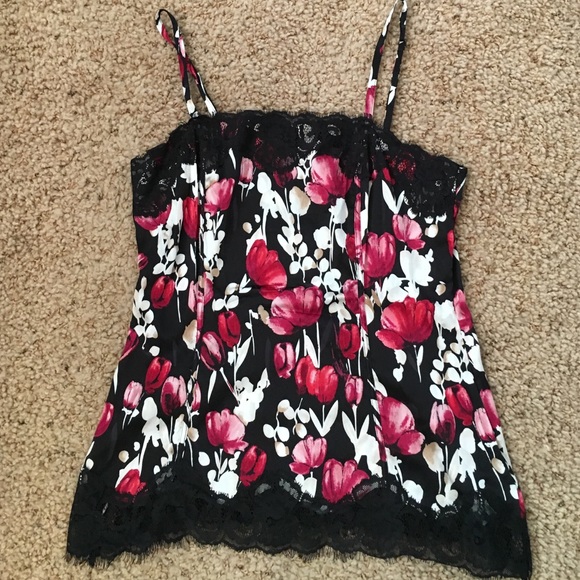 Silk tulip cami top