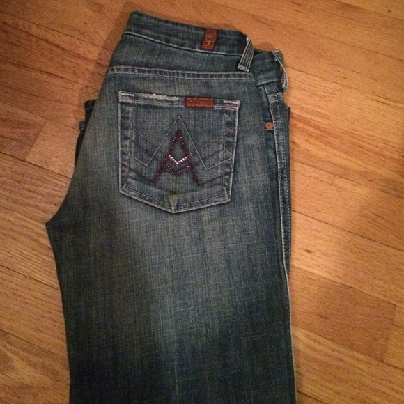Seven for all mankind "A" pocket jeans size 25