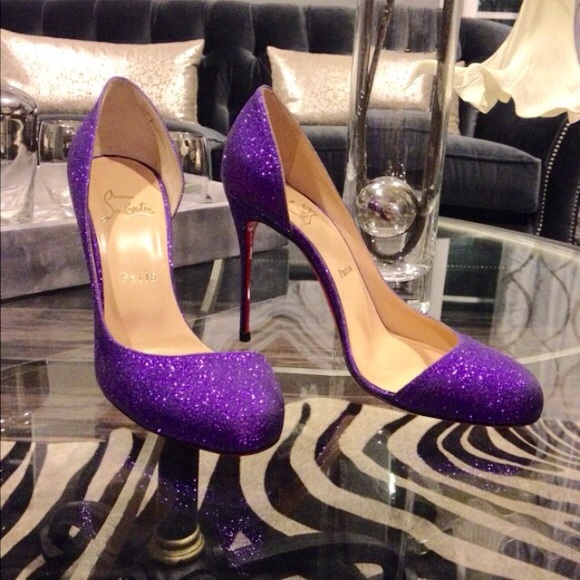 Christian Louboutin Shoes - Authentic Christian Louboutin Purple Helmours 39