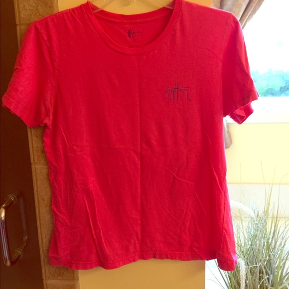 Pink Guy Harvey shirt
