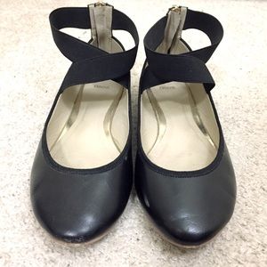 ASOS ballet ankle wrap flats