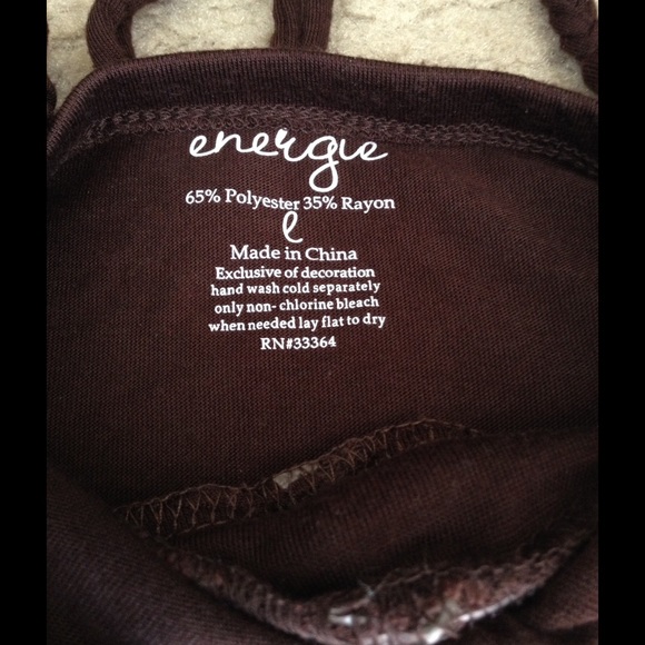 Chocolate Lace Halter Top - Picture 3 of 3